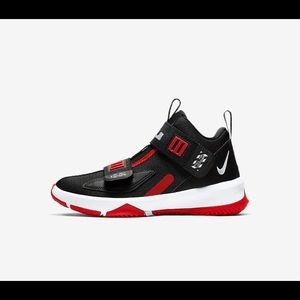 Nike LeBron Soldier Black Youth Basketball Shoes - 5Y